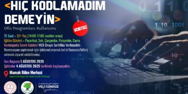 26.07.2025-Mamak’ta Gençlere Ücretsiz Ofis Programları Eğitimi