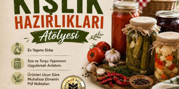 Yenimahalle Belediyesi’nden Kışlık Hazırlıkları Atölyesi Kayıtları Başlıyor